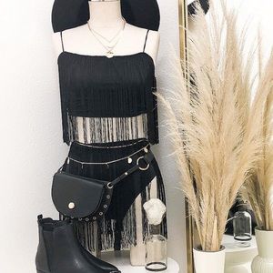 Trail Blazer Friinge cami and skirt